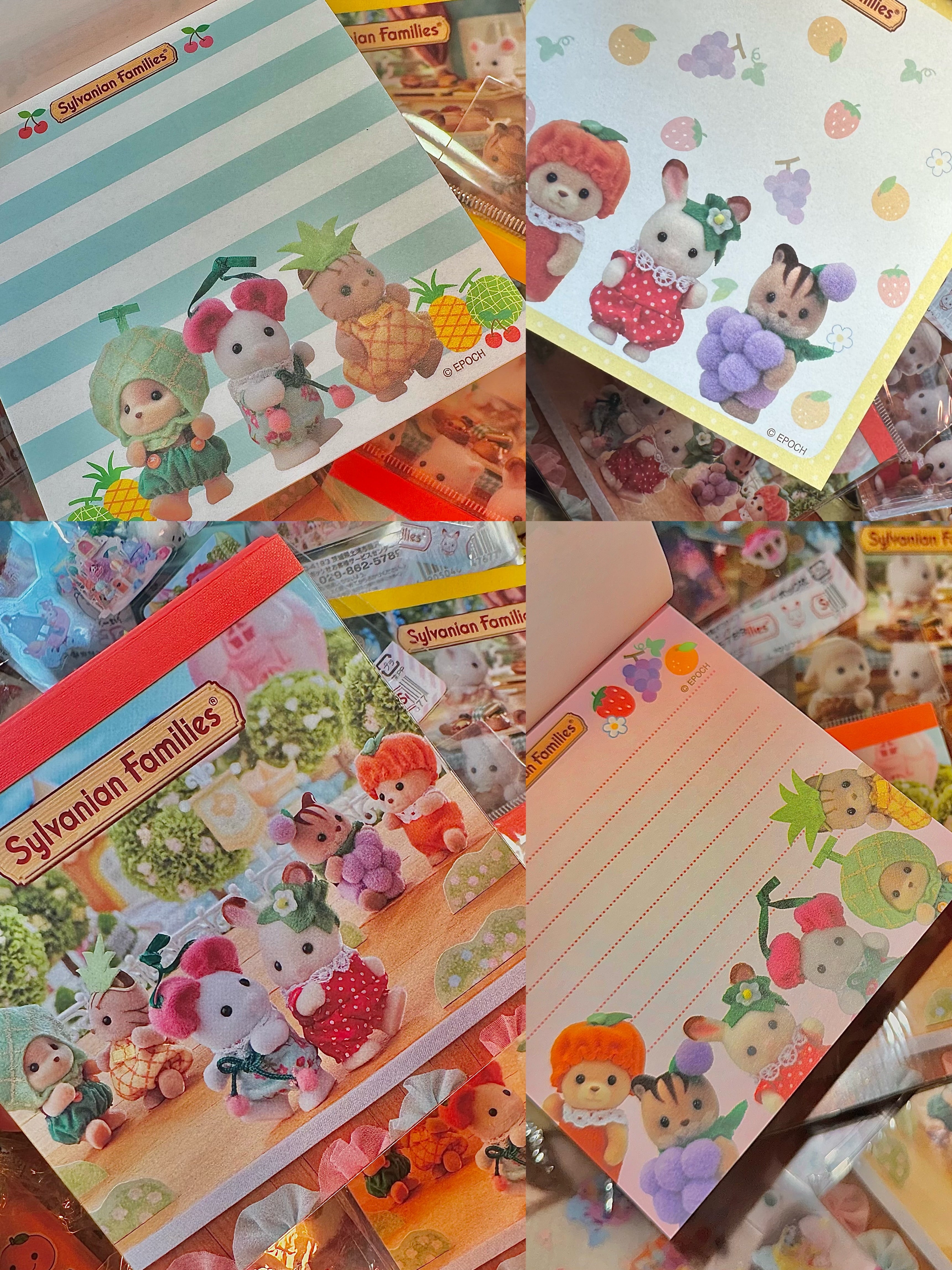 Calico Critters / Sylvanian Families Baby Fruits memo pad new